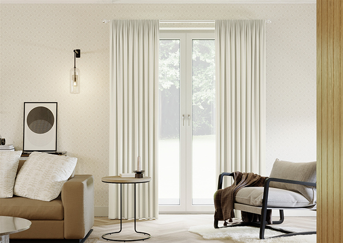 Menton, Oyster - Made to Measure Curtains - Image 3